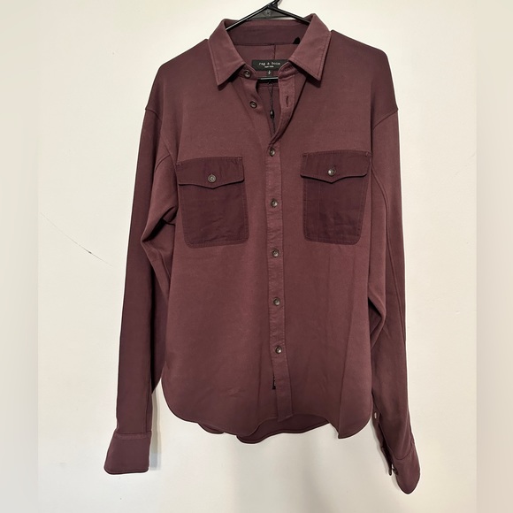 NWT Rag & Bone Engineered Jack Button Up Shirt - Picture 2 of 7